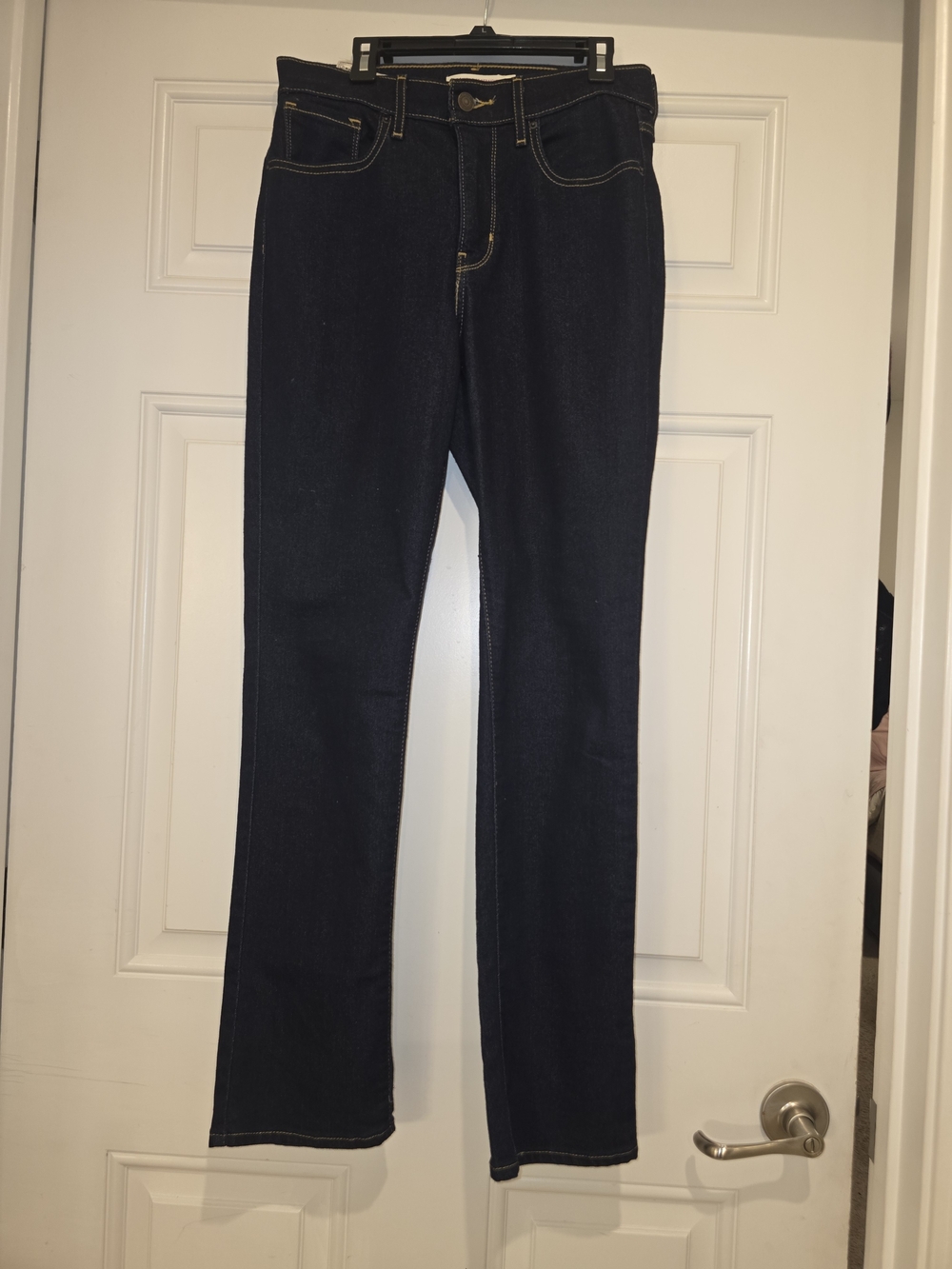 Levi's Dark Indigo Straight-Leg Women's Jeans